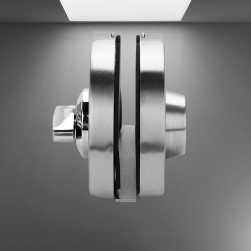 Elegant Sliding Door Lock | Stainless Steel Glass Door Security with Easy Installation 6
