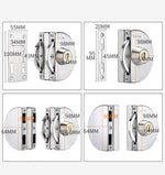Elegant Sliding Door Lock | Stainless Steel Glass Door Security with Easy Installation 8
