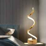 Elegant Spiral | Dimmable Table Lamp with Energy-Efficient LED | Modern Design for Eye Comfort 4