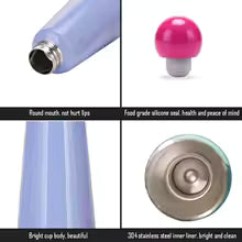 Elegant Steel | Insulated Water Bottle with 2-Tone Finish | Durable Design for Perfect Hydration 5