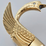 Elegant Swan | Single Handle Golden Basin Faucet with Luxurious Finish | Contemporary Design for Modern Bathrooms 5