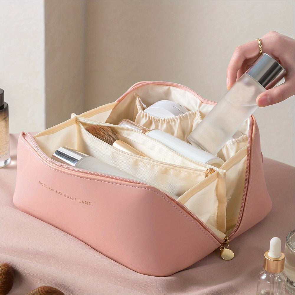 Elegant Toiletry Organizer | Makeup Bag with Zip Closure for Travel 8