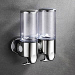 Elegant Wall-Mounted Soap Dispenser with Stainless Steel Design | Space-Saving Solution for Modern Bathrooms 10