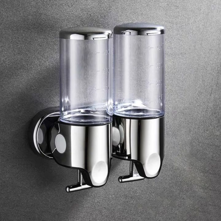 Elegant Wall-Mounted Soap Dispenser with Stainless Steel Design | Space-Saving Solution for Modern Bathrooms 10