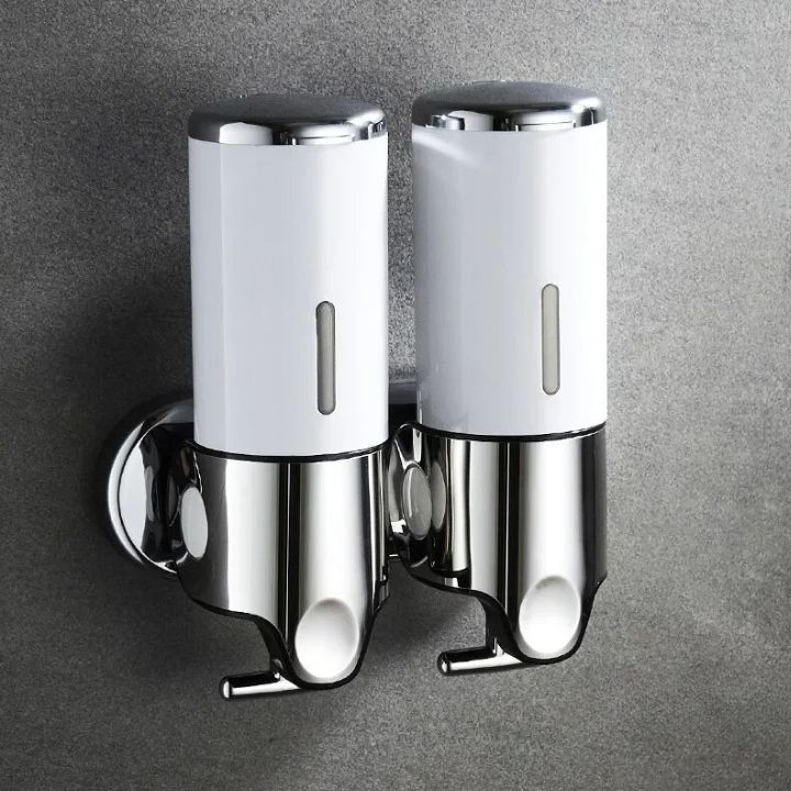 Elegant Wall-Mounted Soap Dispenser with Stainless Steel Design | Space-Saving Solution for Modern Bathrooms 11