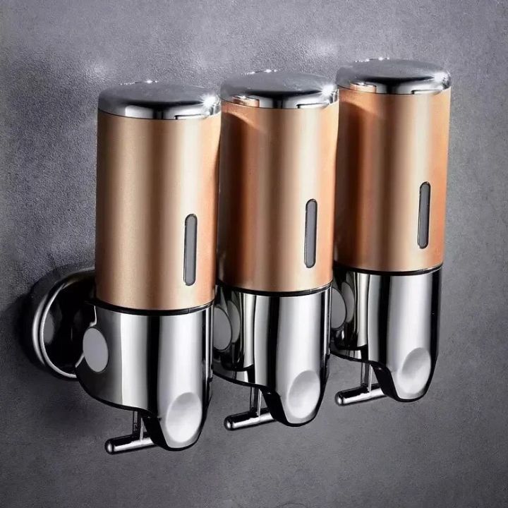 Elegant Wall-Mounted Soap Dispenser with Stainless Steel Design | Space-Saving Solution for Modern Bathrooms 13