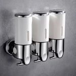 Elegant Wall-Mounted Soap Dispenser with Stainless Steel Design | Space-Saving Solution for Modern Bathrooms 14