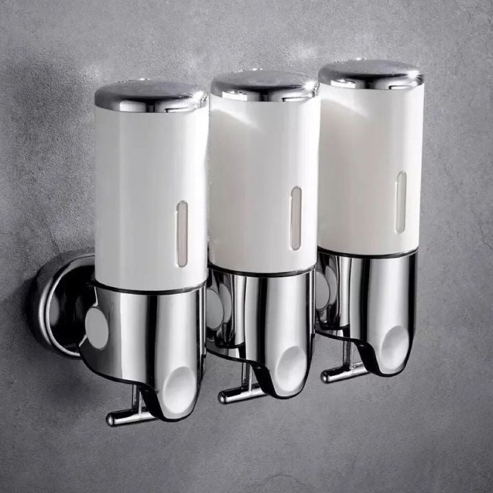 Elegant Wall-Mounted Soap Dispenser with Stainless Steel Design | Space-Saving Solution for Modern Bathrooms 14