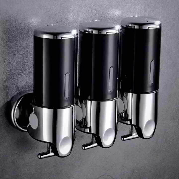 Elegant Wall-Mounted Soap Dispenser with Stainless Steel Design | Space-Saving Solution for Modern Bathrooms 17