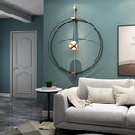 Elegant Wall Clock | Large Metal Design with Minimalist Style | Perfect for Modern Interiors 1