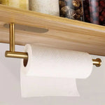 Elegant Wall Kitchen Paper Towel Holder | Drill-Free & Space-Saving Design for Organized Surfaces 6