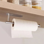 Elegant Wall Kitchen Paper Towel Holder with Drill-Free Installation | Space-Saving Design for Organized Surfaces 5