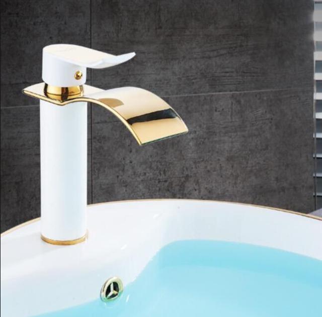 Elegant Waterfall Bathroom Faucet Mixer Tap with Durable Brass Construction | Luxurious Design for Modern Bathrooms 12