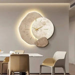 Elegant Wood Timepiece | Soft LED Backlighting & Silent Quartz Mechanism for Tranquil Spaces 2