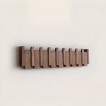 Elegant Wooden Coat Rack with Folding Piano Design | Space-Saving Organizer for Coats and Bags 1