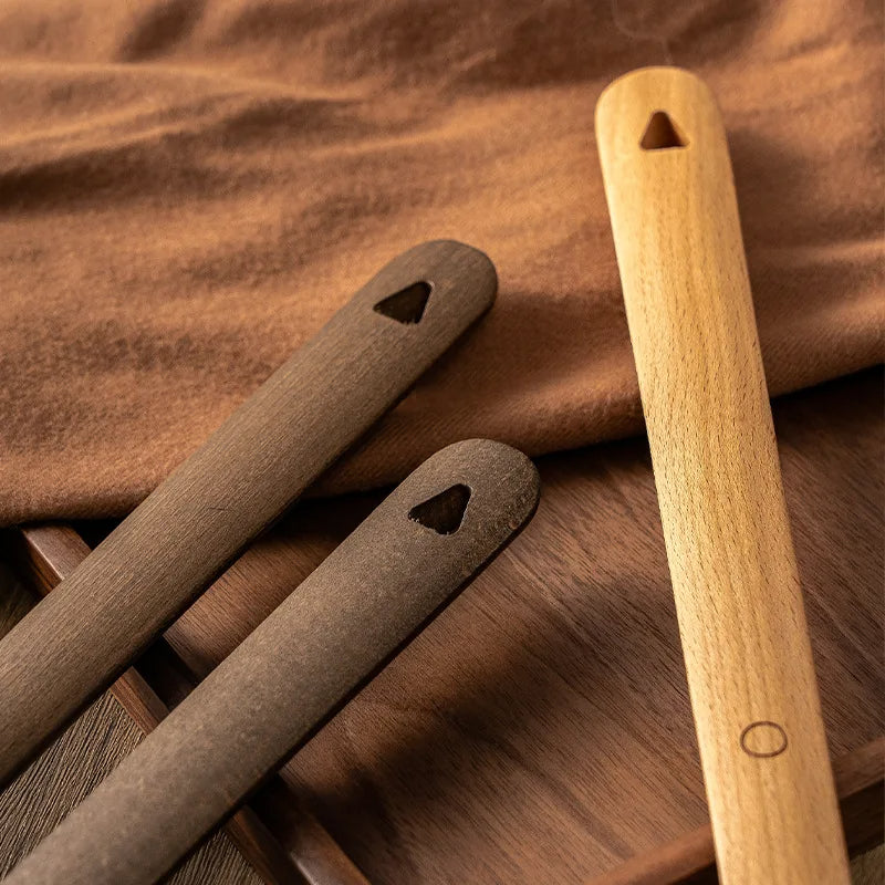 Elegant Wooden Long Shoehorn with Magnetic Wall Mount for Easy Use 5
