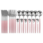 Elegant | 24-Piece Cutlery Set with Smooth Handles | Stainless Steel Silverware for Everyday and Special Occasions 10
