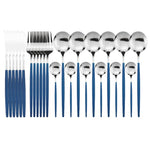 Elegant | 24-Piece Cutlery Set with Smooth Handles | Stainless Steel Silverware for Everyday and Special Occasions 19