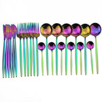 Elegant | 24-Piece Cutlery Set with Smooth Handles | Stainless Steel Silverware for Everyday and Special Occasions 20