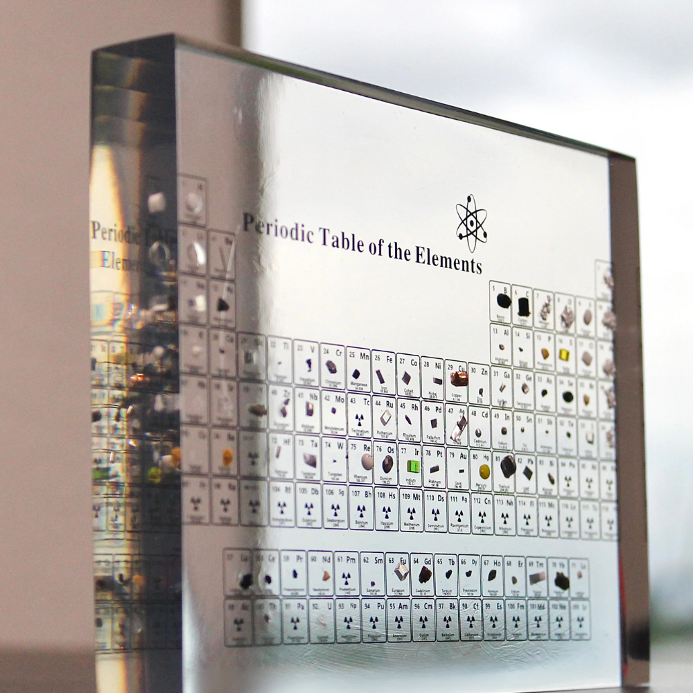 Elementiqo | Educational Table Display with Embedded Real Elements & Warm Lighting | Engaging Science Decor for Home 5