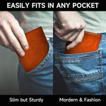 EliteFold | Men's Bifold Wallet with RFID Blocking Technology | Stylish Leather Design for Everyday Use 4