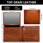 EliteFold | Men's Bifold Wallet with RFID Blocking Technology | Stylish Leather Design for Everyday Use 5