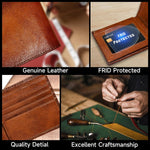 EliteFold | Men's Bifold Wallet with RFID Blocking Technology | Stylish Leather Design for Everyday Use 6