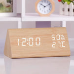 Elora Wooden LED Alarm Clock with HD Display & Adjustable Brightness | Modern Design for Smart Functionality 11