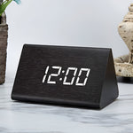 Elora Wooden LED Alarm Clock with HD Display & Adjustable Brightness | Modern Design for Smart Functionality 6