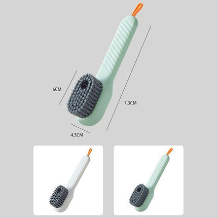 Shoe Scrubber Brush with Soap Dispenser, Shoe Cleaner for Sneakers and Floors – image 9