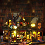 Enchanting 3D Wooden Puzzle Book House with LED Lighting | Unique Decorative Piece for Book Lovers 6