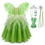 Enchanting Fairy Princess Dress Set for Girls with Accessories | Perfect for Halloween and Role Play 4