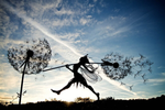 Enchanting Garden Fairies | Metal Dandelion Decorations with Magical Design | Whimsical Touch for Outdoor Spaces 13