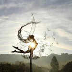 Enchanting Garden Fairies | Metal Dandelion Decorations with Magical Design | Whimsical Touch for Outdoor Spaces 14