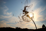 Enchanting Garden Fairies | Metal Dandelion Decorations with Magical Design | Whimsical Touch for Outdoor Spaces 5