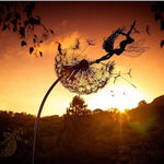 Enchanting Garden Fairies | Metal Dandelion Decorations with Magical Design | Whimsical Touch for Outdoor Spaces 9