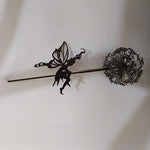 Enchanting Garden Sculpture | Fairy and Dandelion Dance Decoration with Durable Metal Design | Magical Outdoor Art for Your Landscape 3