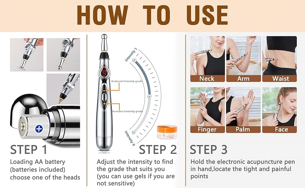 Energy Relief | Electronic Acupuncture Pen with Painless Stimulation | Portable Massage Tool for Instant Relaxation 4