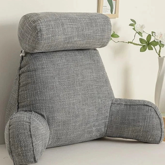 Ergonomic Back Support Pillow with Adjustable Headrest & Armrests | Ultimate Lumbar Support for All-Day Comfort 4
