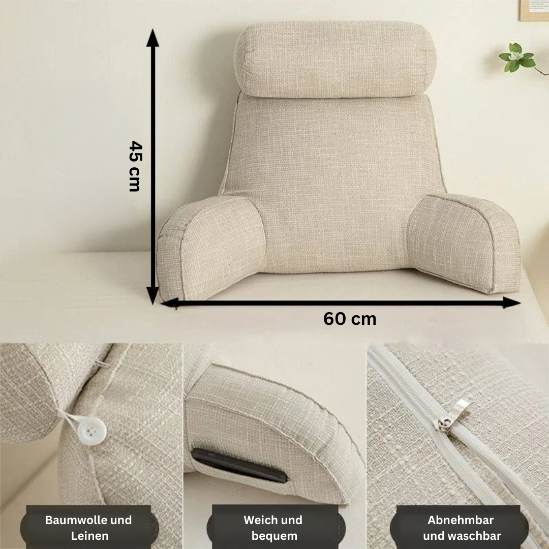 Ergonomic Back Support Pillow with Adjustable Headrest & Armrests | Ultimate Lumbar Support for All-Day Comfort 8