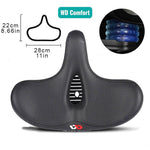 Ergonomic Bicycle Seat | Extra Wide Padded Design with Advanced Cushioning | Comfortable Bike Seat for Ultimate Riding Comfort 0