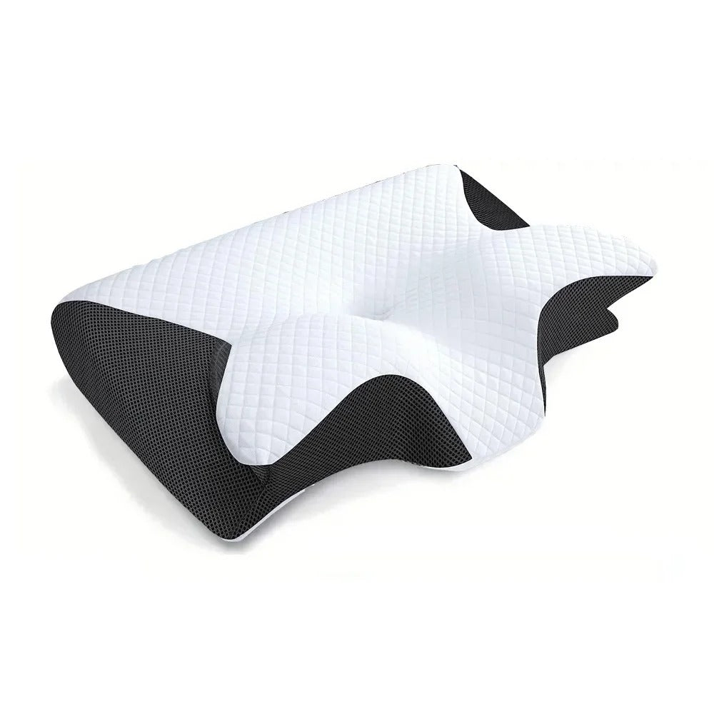 Ergonomic Memory Foam Pillow with Contour Shape | Best Pillow for Neck Pain and Side Sleepers 0
