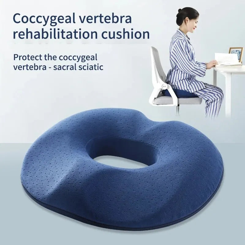 Ergonomic Memory Foam Seat Cushion with Contoured Design for Ultimate Comfort 0