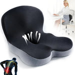 Ergonomic Seat Cushion with Lumbar Support for Enhanced Comfort | Ideal for Office, Travel, and Driving 1