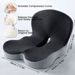 Ergonomic Seat Cushion with Lumbar Support for Enhanced Comfort | Ideal for Office, Travel, and Driving 7