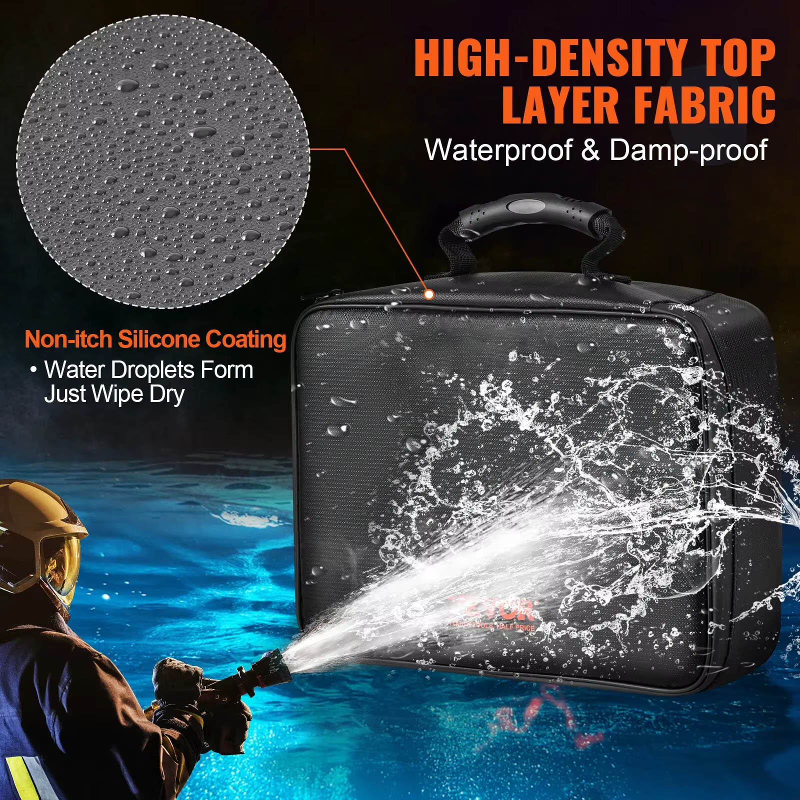 Essential Organizer | Fireproof & Waterproof Document Bag with Durable Design | Portable Protection for Travel and Home 4