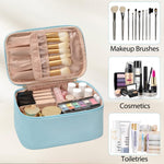 Essential Travel Makeup Organizer with Adjustable Dividers | Spacious Design for On-the-Go Beauty 2