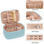 Essential Travel Makeup Organizer with Adjustable Dividers | Spacious Design for On-the-Go Beauty 4