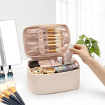 Essential Travel Makeup Organizer with Adjustable Dividers | Spacious Design for On-the-Go Beauty 7