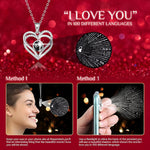 Eternal Rose Gift Box with LED Light & Love Necklace | Lasting Romance for Special Occasions 8